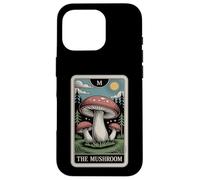Carcasa para iPhone 16 Pro Carta de Tarot The Mushroom Cottagecore Funny Mushroom Lover