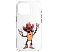 Carcasa para iPhone 16 Pro Carteles con Estampado Western de Cowboy Sausage Hotdog Double Rock