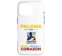 Carcasa para iPhone 16 Pro Centro Democrático Paloma 2026 Orden Firmeza y Corazón