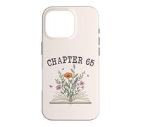 Carcasa para iPhone 16 Pro Chapter 65 - Book Lovers & Readers 65th Birthday Wildflowers