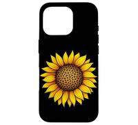 Carcasa para iPhone 16 Pro Cheetah Leopard Print Girasol Floral Verano Estética