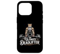 Carcasa para iPhone 16 Pro Cheetah Print Stuff Deadlifter Workout Gym - Guepardo para Mujer