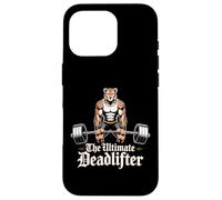 Carcasa para iPhone 16 Pro Cheetah Print Stuff Deadlifter Workout Gym - Guepardo para Mujer