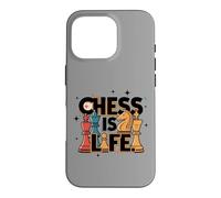 Carcasa para iPhone 16 Pro Chess Is Life Master Player Lover Teacher Expert Cita