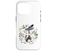 Carcasa para iPhone 16 Pro Chinese Rabbit New Year, The Cottage Core Bunny