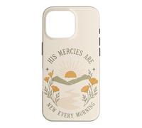Carcasa para iPhone 16 Pro Christian Faith California Poppy Sus misericordias Son Nuevas