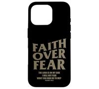 Carcasa para iPhone 16 Pro Christian Faith Over Fear Shirt Men Jesus Religious Shirts