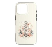 Carcasa para iPhone 16 Pro Christian Hope Anchors The Soul Hebreos 6 19 Versículo de la Biblia