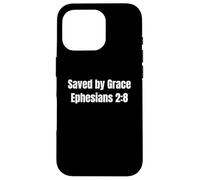 Carcasa para iPhone 16 Pro Christian Short Bible Verse Faith Design Minimal Scripture