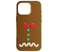 Carcasa para iPhone 16 Pro Christmas Gingerbread Costume Kids Funny Christmas Holiday