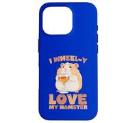 Carcasa para iPhone 16 Pro Cita de I Wheel-y Love My Hamster, Linda Amante de Las Mascotas