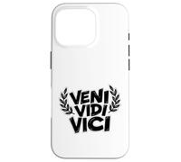 Carcasa para iPhone 16 Pro Cita de la Victoria de Julio César Veni Vidi Vici