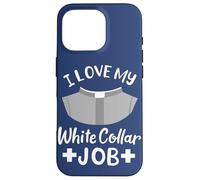Carcasa para iPhone 16 Pro Cita Pastor I Love My White Collar Job Christian Believer