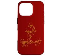 Carcasa para iPhone 16 Pro Cita romántica Love Laughter and Happily Ever After