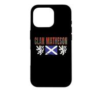 Carcasa para iPhone 16 Pro Clan Matheson Tartan Scottish Family Name Scotland Pride