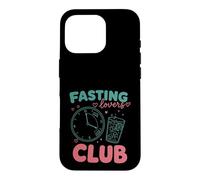 Carcasa para iPhone 16 Pro Club de Dieta de ayuno Intermitente para Amantes del ayuno