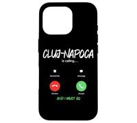 Carcasa para iPhone 16 Pro Cluj-Napoca está Llamando y Debo IR a Rumania de Viaje