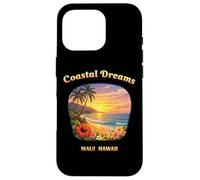 Carcasa para iPhone 16 Pro Coastal Dreams Maui Hawaii Beach Vacaciones al Atardecer