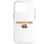 Carcasa para iPhone 16 Pro 【Code DE CROUTO】 Herramienta de Ilustración de AI Agente de IA Ejecución Binario Hacker Dot Gake GPT