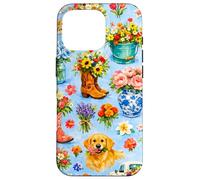 Carcasa para iPhone 16 Pro Collage Floral BootSpring Summer Coquette Estética Preppy