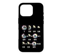 Carcasa para iPhone 16 Pro Colorido Balón de Fútbol Fracciones Aprendizaje
