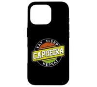 Carcasa para iPhone 16 Pro Comer Dormir Capoeira Repetir Danza Acrobacia Artes Marciales