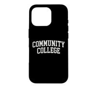 Carcasa para iPhone 16 Pro Community College Arched College Fuente Divertido