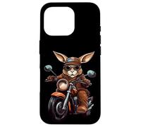 Carcasa para iPhone 16 Pro Conejito de Moto/Motociclista