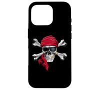 Carcasa para iPhone 16 Pro Contraband - Pirate - Red Bandana - Skull & Bones Logo