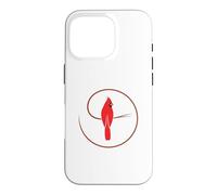 Carcasa para iPhone 16 Pro Cool Red Cardinal Bird Animal Wildlife Nature Gift Hombres Mujeres