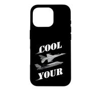 Carcasa para iPhone 16 Pro Cool Your Jets - Divertido diseño de Humor sarcástico