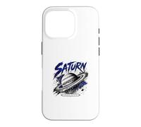 Carcasa para iPhone 16 Pro Coordenadas espaciales mundiales anilladas Saturn Planet