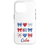Carcasa para iPhone 16 Pro Coquette Cuba Flag Cuban Girls