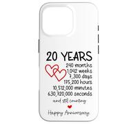 Carcasa para iPhone 16 Pro Corazones entrelazados, símbolo de Amor, romántico, diseño Minimalista