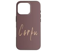 Carcasa para iPhone 16 Pro Corfú Grecia Diseño Vintage Elegante