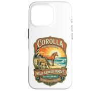 Carcasa para iPhone 16 Pro Corolla Wild Banker Caballos Carolina del Norte Outer Banks