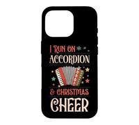 Carcasa para iPhone 16 Pro Corro en acordeón y Navidad Cheer Matching X-Mas Squad