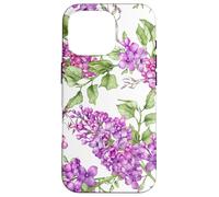 Carcasa para iPhone 16 Pro Cottagecore Aesthetic For Flower Lover Cute Lilac Pattern