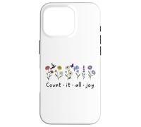 Carcasa para iPhone 16 Pro Count it All Joy of The Lord Christian Bible Verse James 1:2