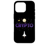 Carcasa para iPhone 16 Pro Cryptocurrency Space Rocket Crypto Go Up Only In Crypto