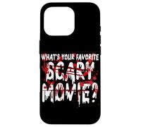 Carcasa para iPhone 16 Pro ¿Cuál es tu película de Miedo Favorita Película de Terror Halloween