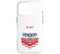 Carcasa para iPhone 16 Pro Cualquier Agujero es mi Objetivo: Juego de Fiesta Pong, Beirut Uni/College