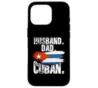 Carcasa para iPhone 16 Pro Cuba Flag Pride DNA Cuban Husband Dad Love Proud Fathers Day