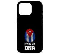 Carcasa para iPhone 16 Pro Cuba It's In My DNA Bandera del Orgullo Cubano Raíces Cuba Herencia