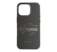 Carcasa para iPhone 16 Pro Cuchilla para fabricar Cuchillos, Hoja Anatomía Forge Smith
