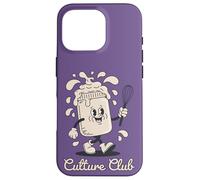 Carcasa para iPhone 16 Pro Culture Club - Batidor de Masa Madre con diseño Retro de Dibujos Animados