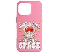 Carcasa para iPhone 16 Pro Cute Astronaut GNOME Graphic For Just A Girl Who Loves Space