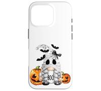 Carcasa para iPhone 16 Pro Cute Boo Ghost GNOME For Girls Halloween Bats and Pumpkin
