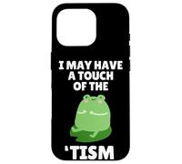 Carcasa para iPhone 16 Pro Cute Frog Toad Touch of The Tism Autism Awareness