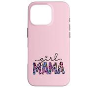 Carcasa para iPhone 16 Pro Cute Pink Leopard Mom Design For Women and Proud Girl Mama